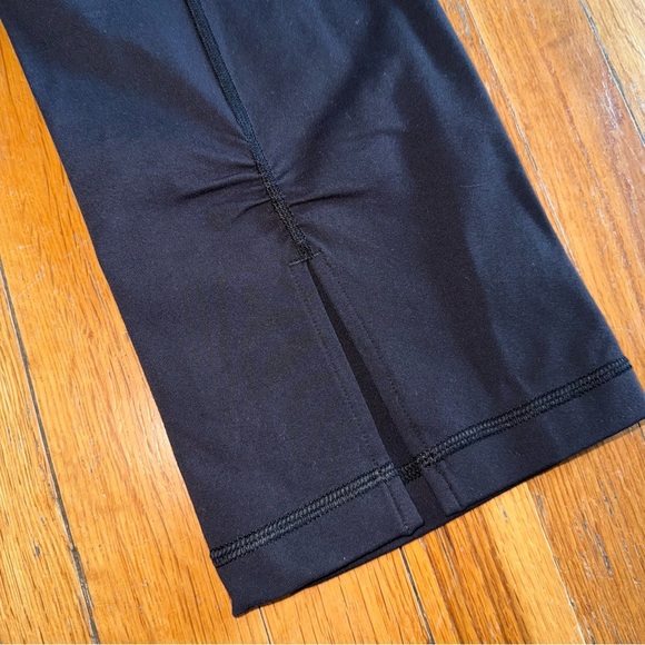 LULULEMON Black Crop Split Hem Leggings size 6 - Picture 4 of 5